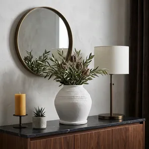 ROWANWORTH WHITE VASE 12 (IN) 2