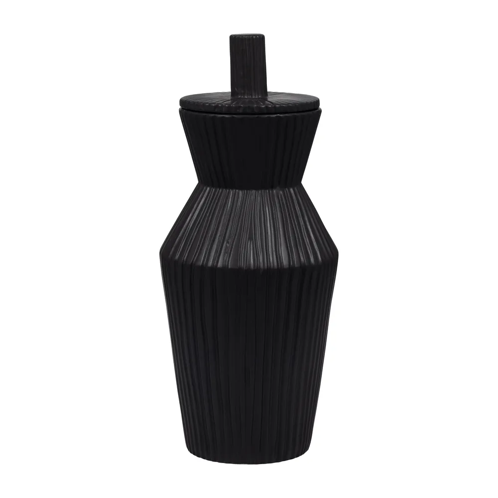 WRENTON BLACK VASE 20 (IN)