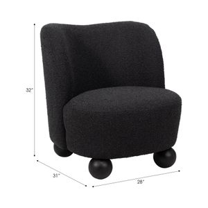 TUCKERBURN BLACK CHAIR 32 (IN) 9