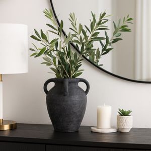 SKYELAKE BLACK VASE 12 (IN) 2