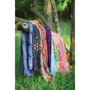 Recycled Kantha Throws / Assorted Sizes and Patterns 1