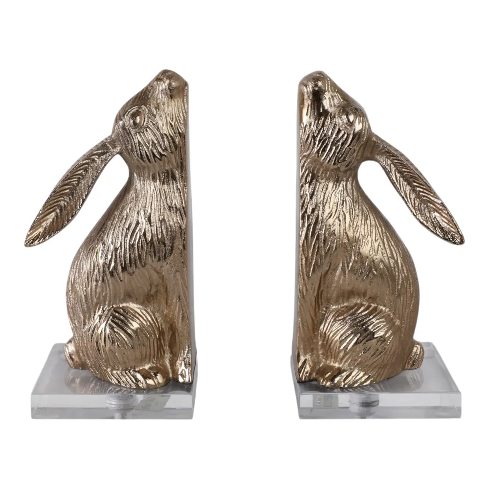 GARRETTSHAW SET OF 2 GOLD DECOR 9 (IN)