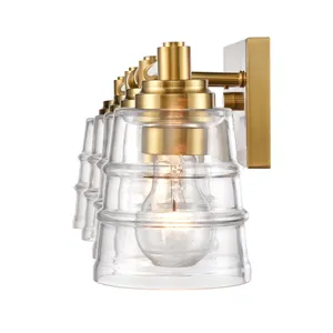 Pulsate 30.25″ Wide 4-Light Vanity Light - Satin Brass 4