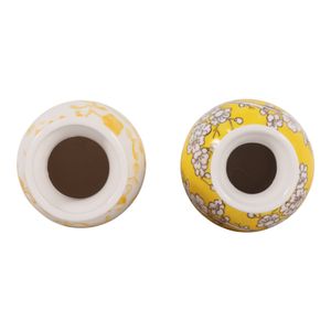 KEATONHOLM SET OF 2 YELLOW CHINOISERIE 7 (IN) 9