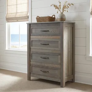 Heritage Oak Four Drawer Chest - Premium 1