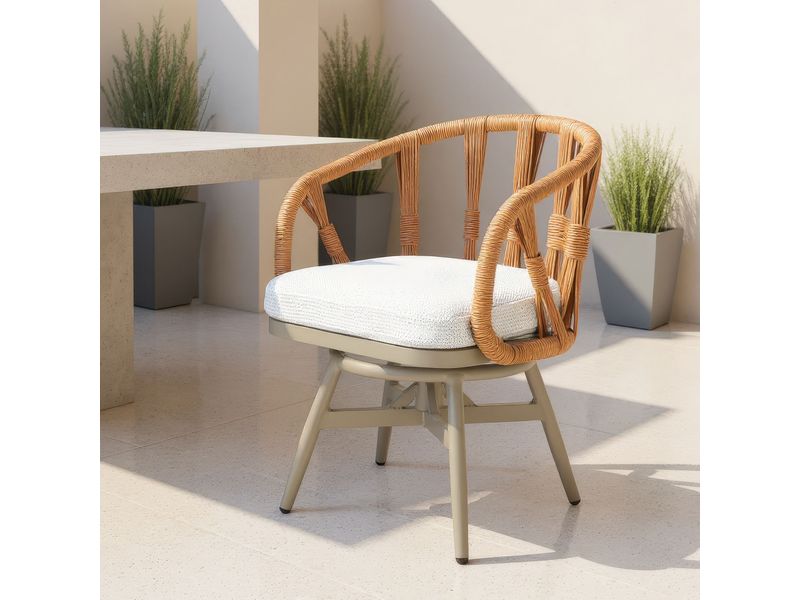 Safal Swivel Dining Chair Multicolor 9