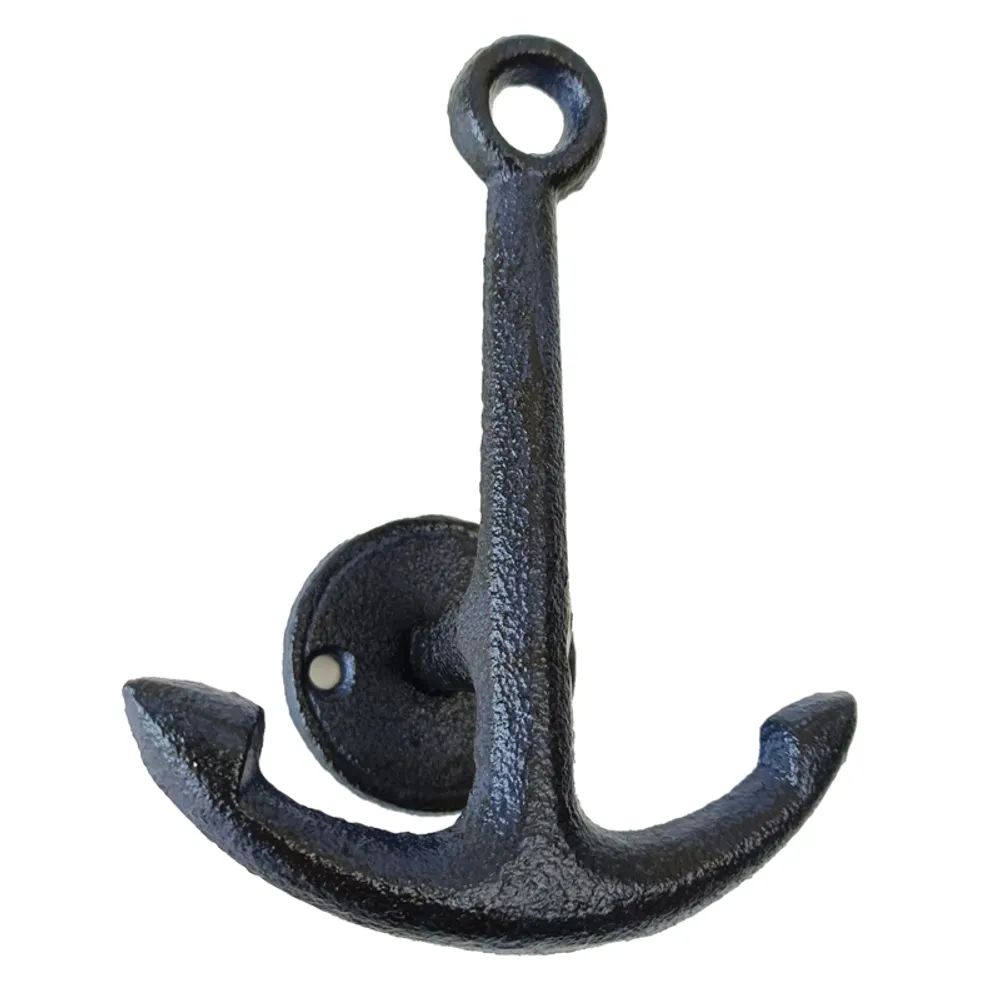 4-3/4" NAVY BLUE ANCHOR HOOK