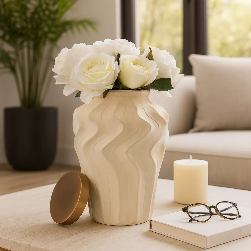 DEXTERMILL CREAM JAR 13 (IN)