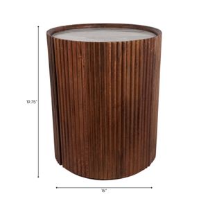 PRESTONPORT BROWN TABLE 20 (IN) 10