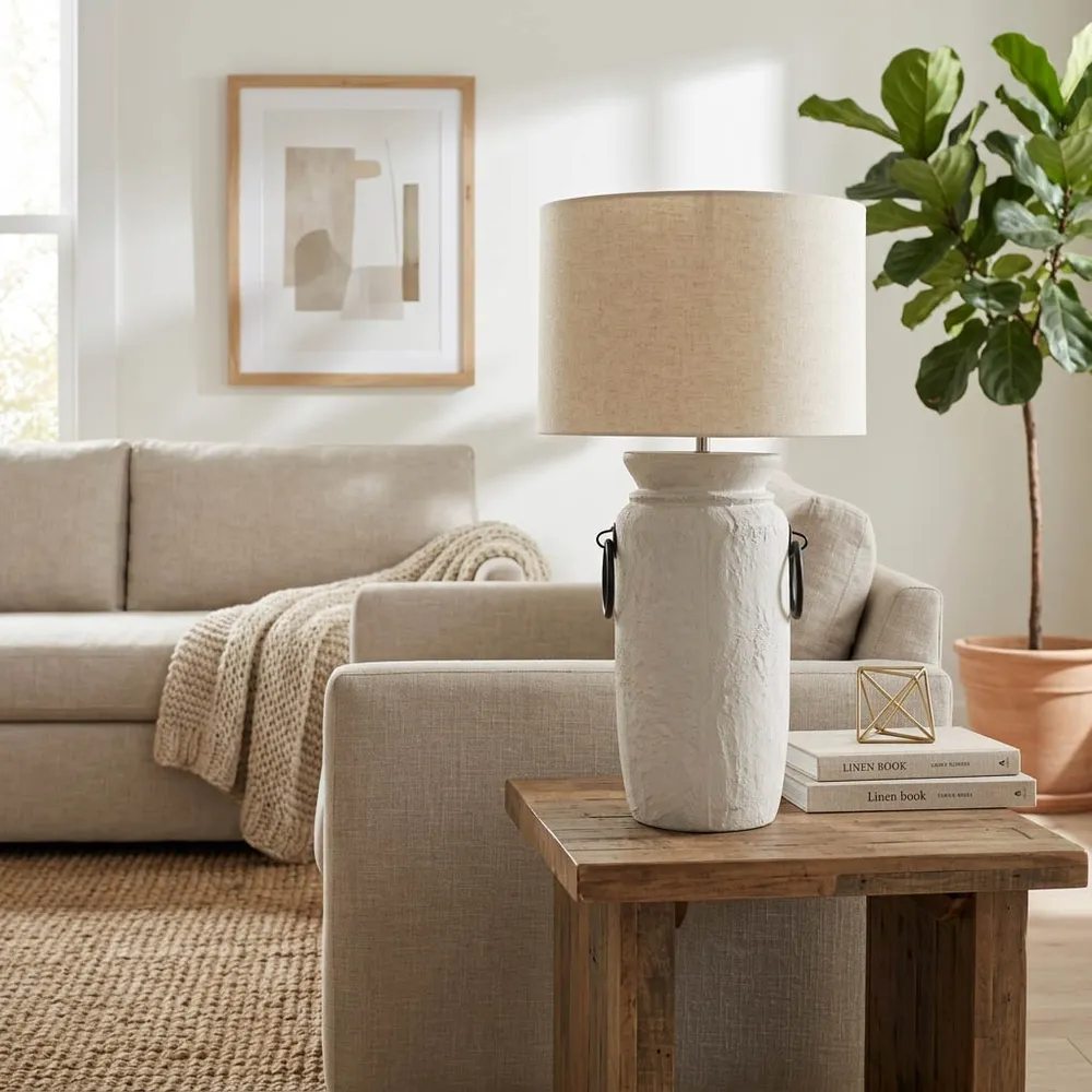 BRECKVIEW IVORY LAMP 29 (IN)
