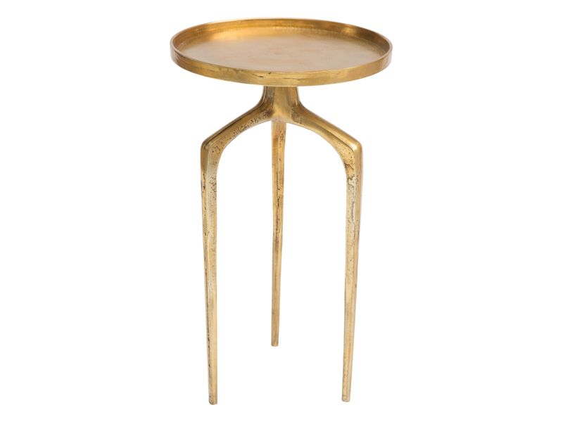 Como Accent Table Set Antique Gold 4