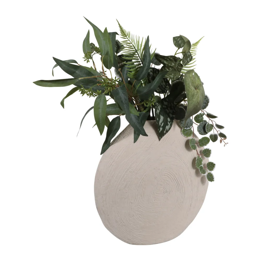 ERWINHOLM WHITE VASE 14 (IN)