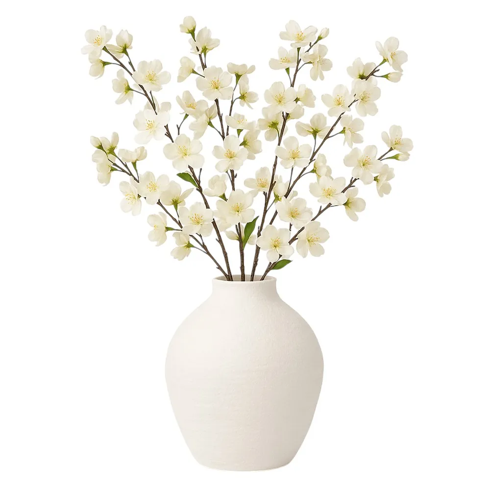 DENNINGHOLM WHITE VASE 13 (IN)
