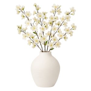DENNINGHOLM WHITE VASE 13 (IN) 3