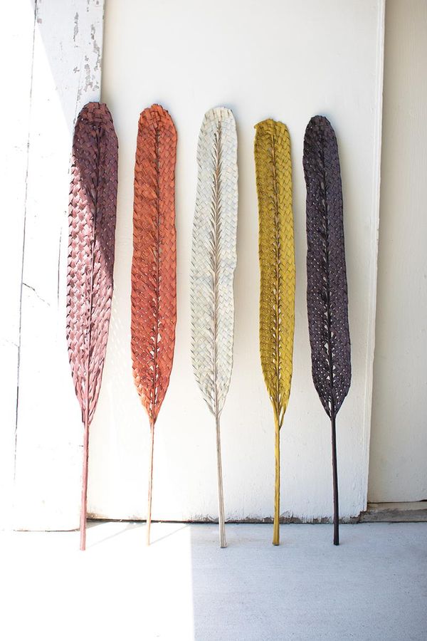 Black Woven Kejur Leaf