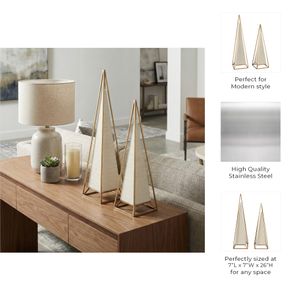 CLAYDALE SET OF 2 IVORY DECOR 26 (IN) 10