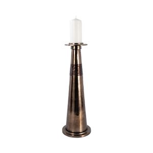 BRUNOGATE BRONZE CANDLE HOLDER 24 (IN) 3