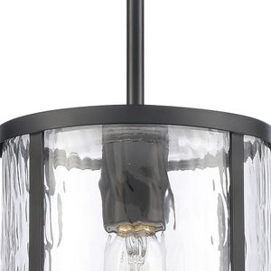 Solace 7'' Wide 1-Light Mini Pendant - Matte Black 3