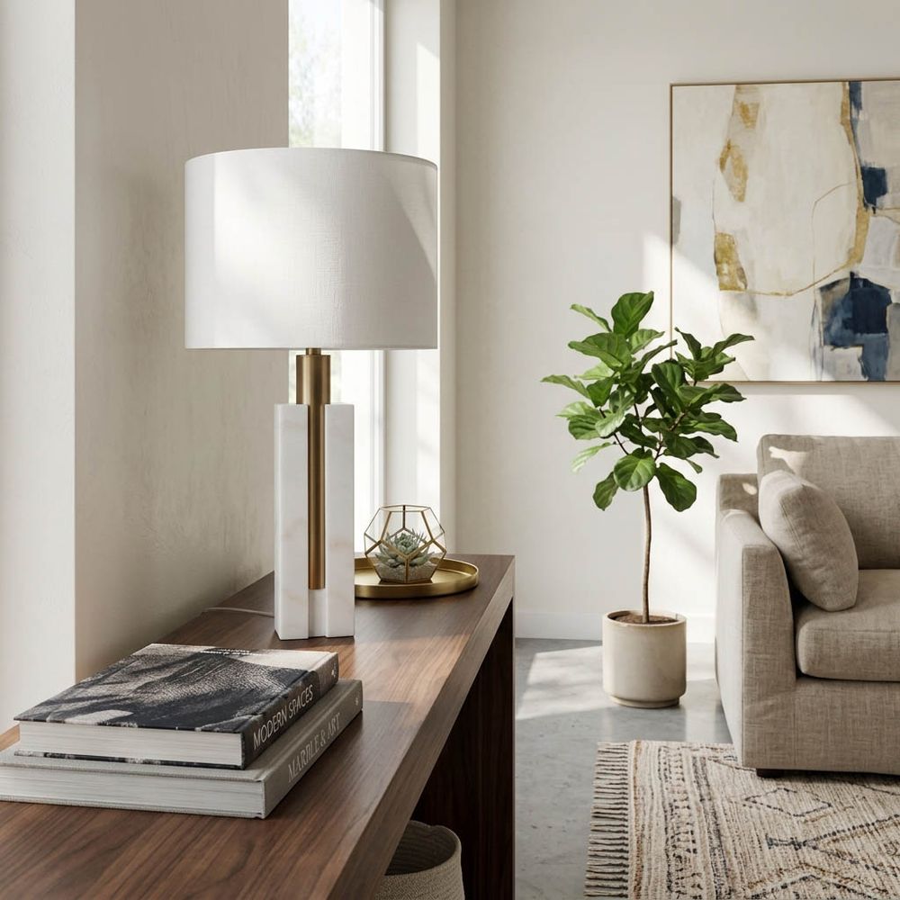 MAXWAY WHITE LAMP 28 (IN)