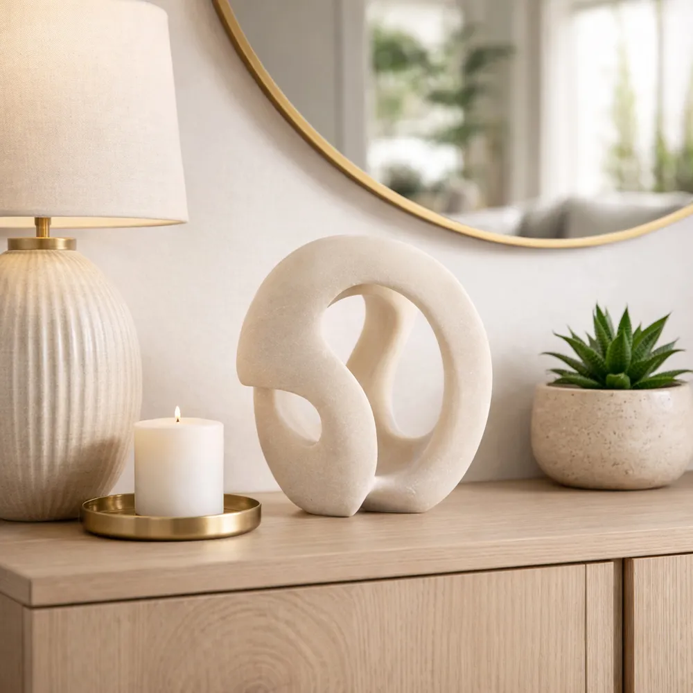 LEILAOAK WHITE DECOR 11 (IN)