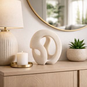 LEILAOAK WHITE DECOR 11 (IN) 12