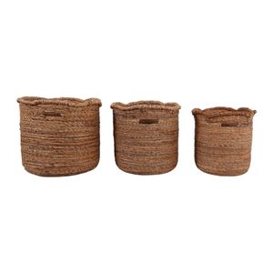 ALTONHOLM SET OF 3 BROWN BASKETS 18 (IN) 4