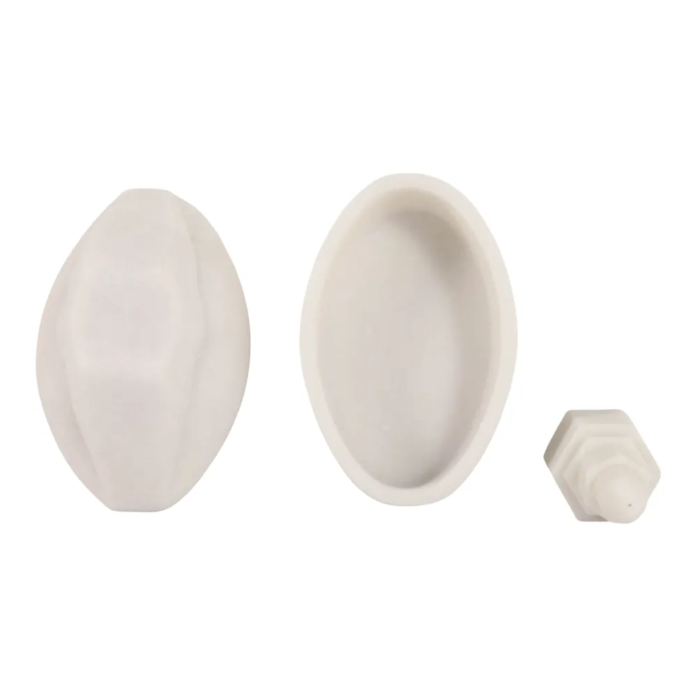 HALFORDLEY SET OF 2 WHITE BOXES 4 (IN)