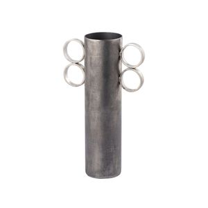 Cirq Vase - Small Antique Nickel 2