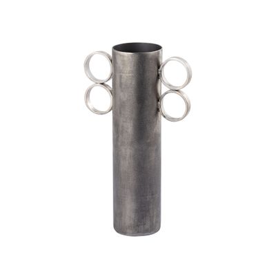 Cirq Vase - Small Antique Nickel