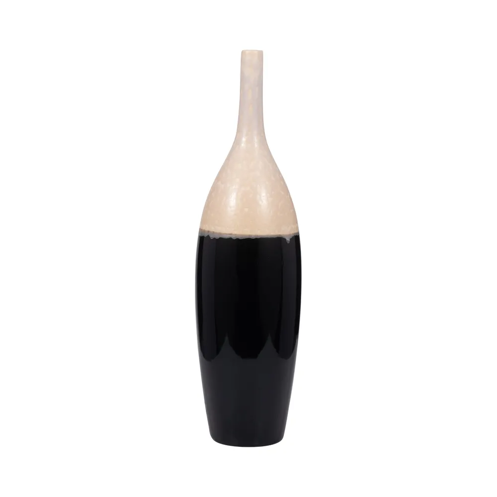 TROYSIDE WHITE VASE 27 (IN)