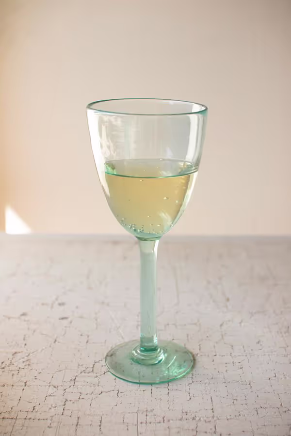 Clear Wine Glass
