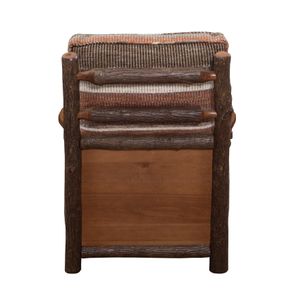 Hickory Log  Shenandoah Lounge Chair - Customer Fabric - Seat:  Fabric TBD;   Backrest:  Fabric TBD 6