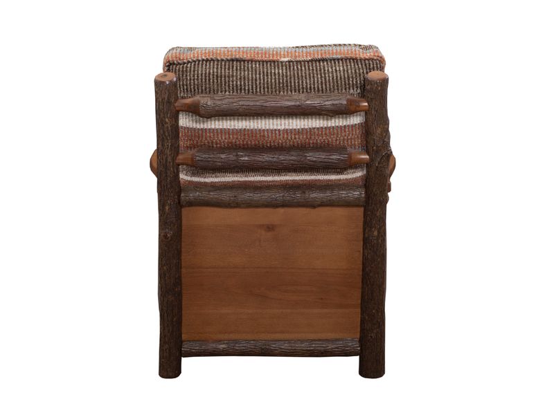 Hickory Log  Shenandoah Lounge Chair - Customer Fabric - Seat:  Fabric TBD;   Backrest:  Fabric TBD 6