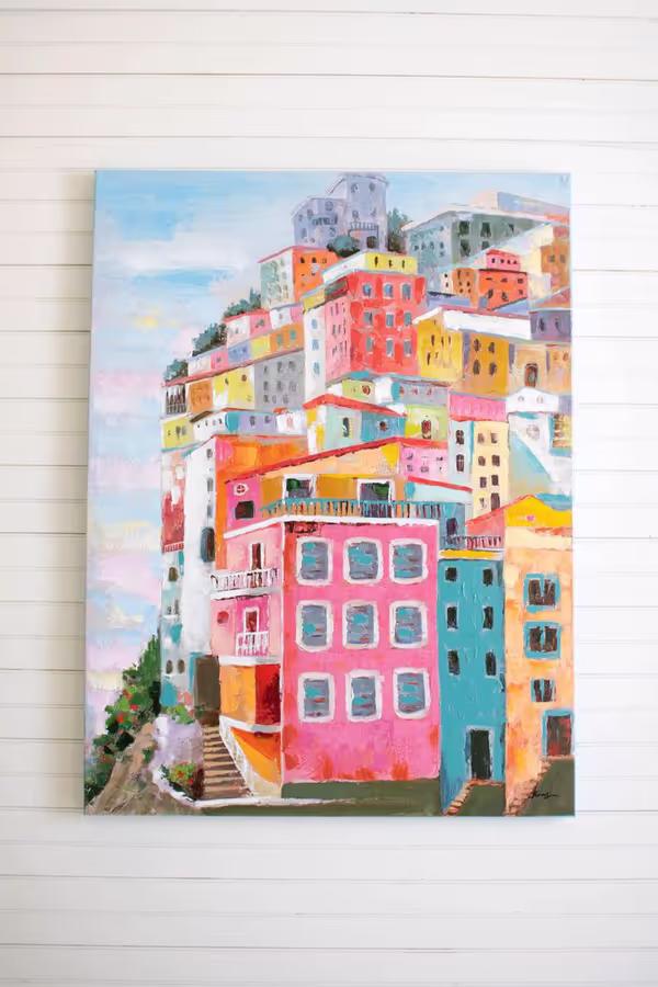 Colorful Houses Painting