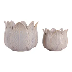 BRADYRIDGE SET OF 2 PURPLE PLANTER 7 (IN) 1