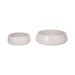 HOLLISHOLM SET OF 2 WHITE BOWLS 4 (IN) 1