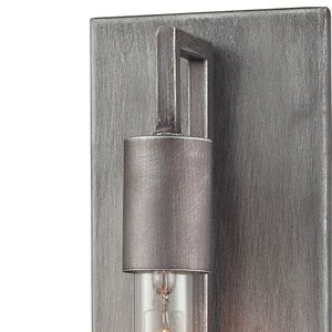 Laboratory 20'' High 1-Light Sconce - Weathered Zinc 3