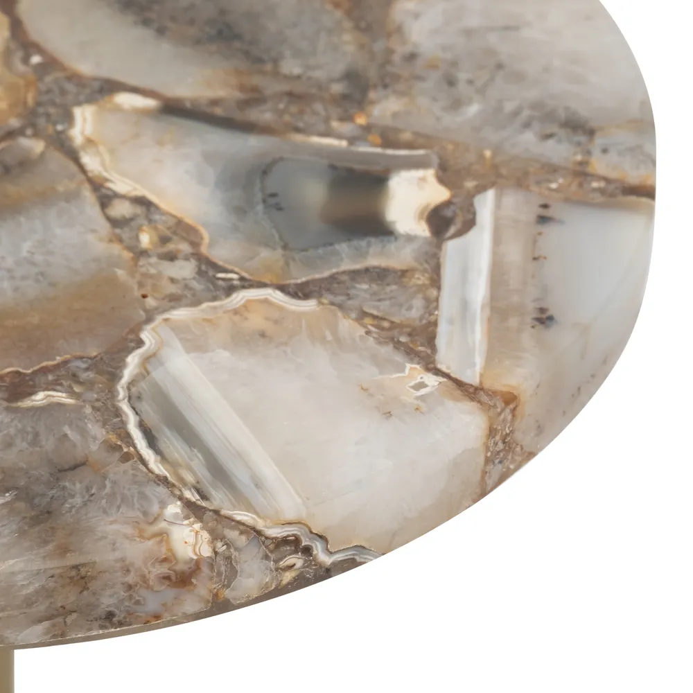 FENTONFORD GOLD ACCENT TABLE 25 (IN)