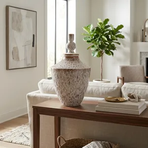 LINTONLAKE WHITE VASE 23 (IN) 11