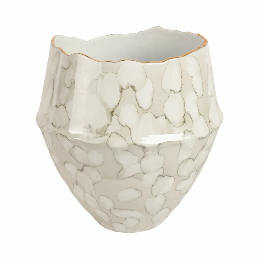 HANSONMILL IVORY VASE 10 (IN)