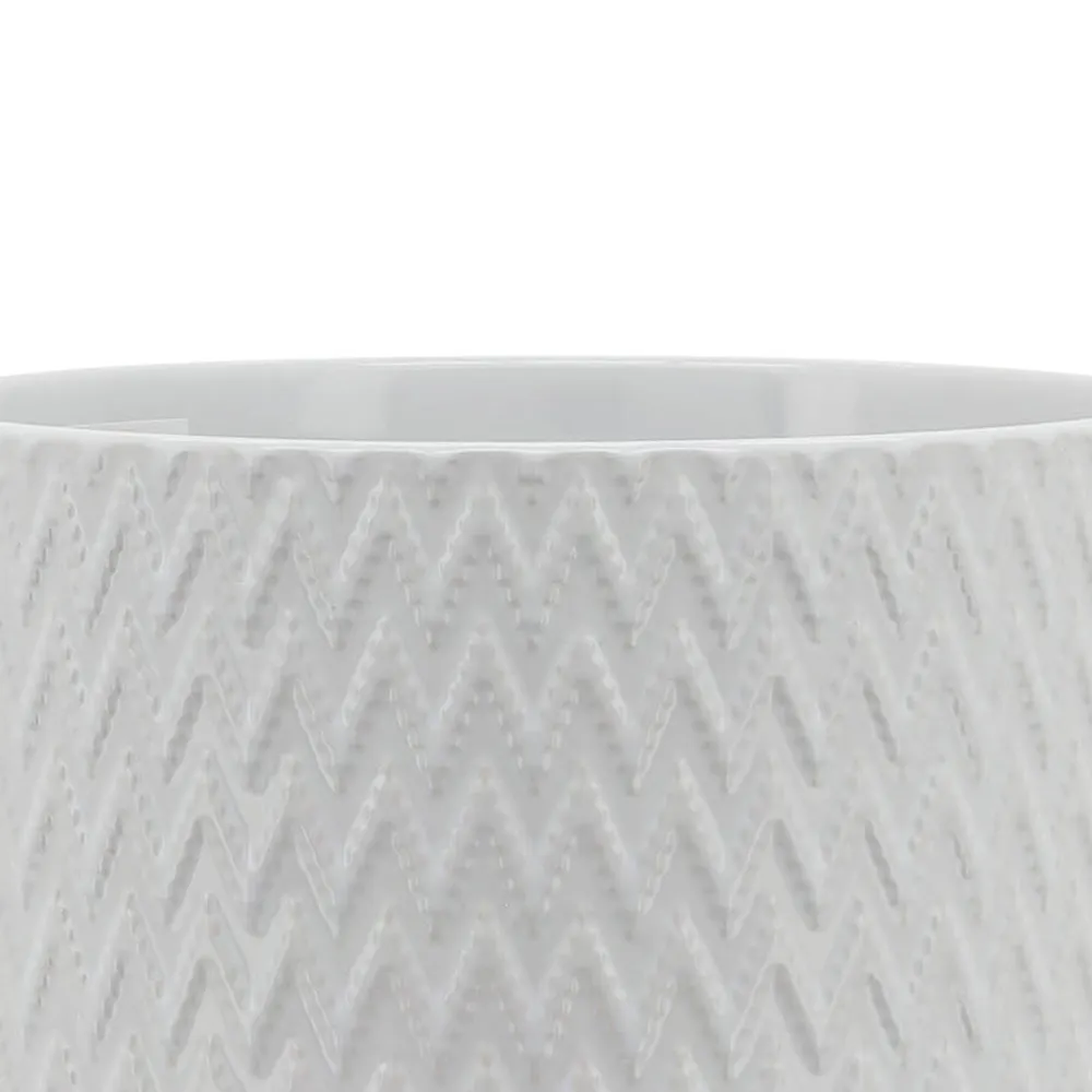 DOYLETON WHITE PLANTER 10 (IN)