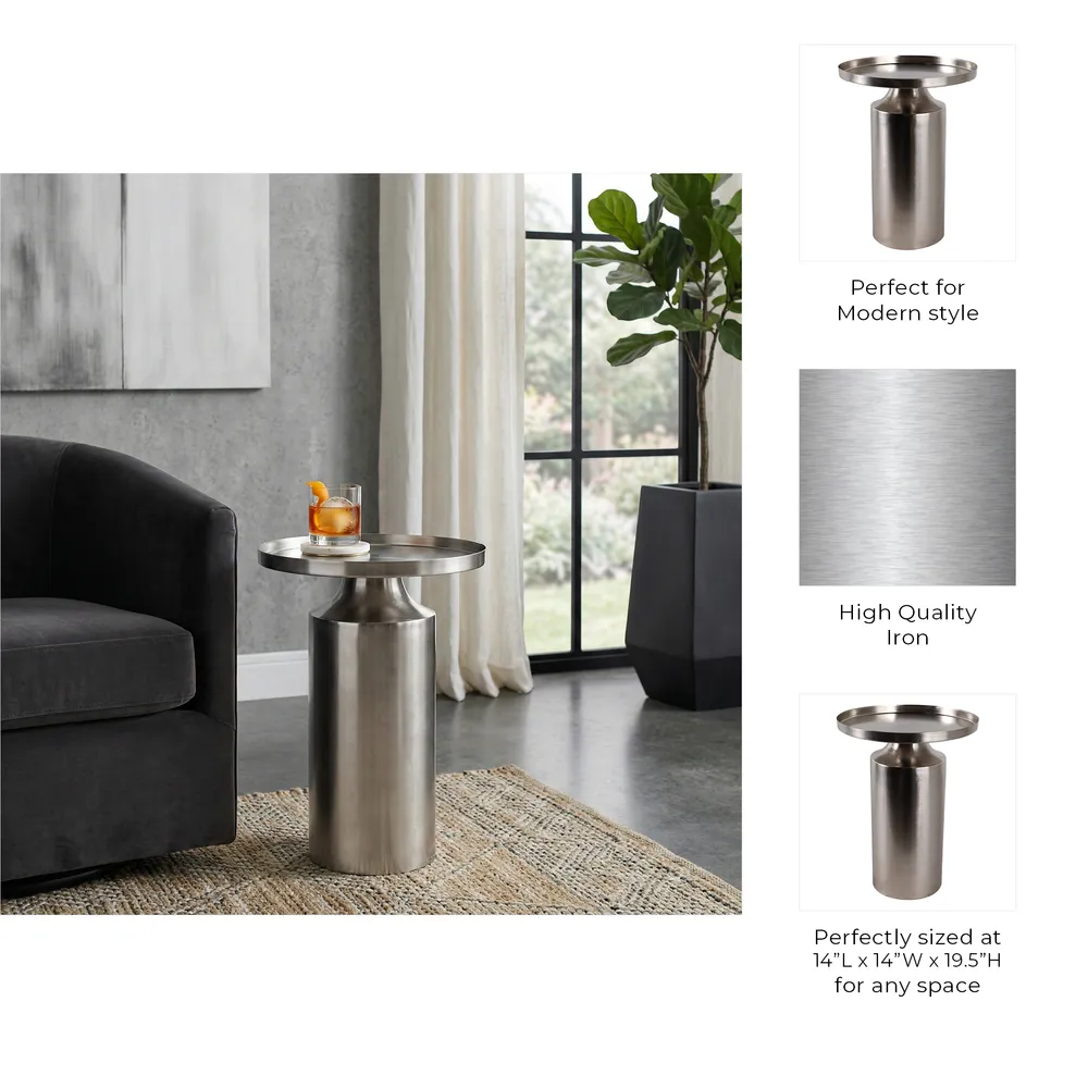 BRENTONMILL SILVER TABLE 20 (IN)
