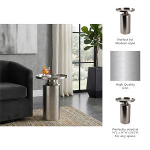 BRENTONMILL SILVER TABLE 20 (IN) 10