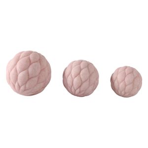 BISHOPSHAW SET OF 3 PINK ORBS 6 (IN) 4