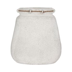 OLIVER WHITE VASE 16 (IN) 6