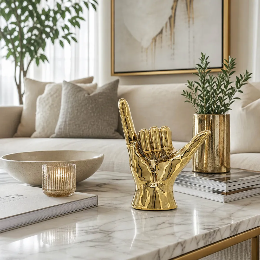 HAWLEYSTONE GOLD DECOR 7 (IN)