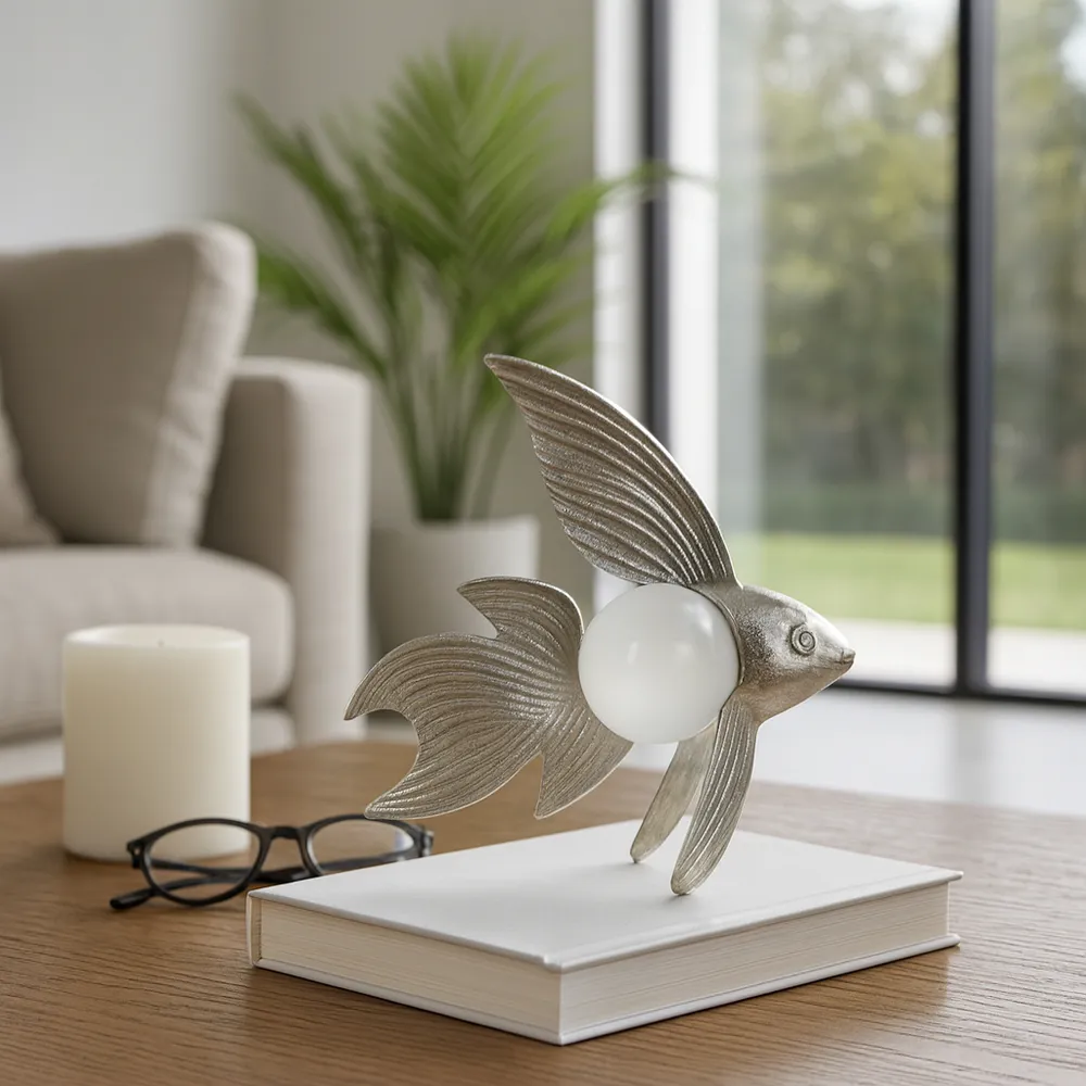 SHAYOAK SILVER DECOR 9 (IN)
