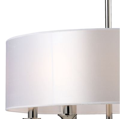 Pembroke 24″ Wide 6-Light Chandelier - Polished Nickel