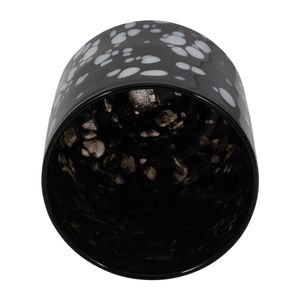 BAKERWOOD BLACK GLASS VASE 8 (IN) 6