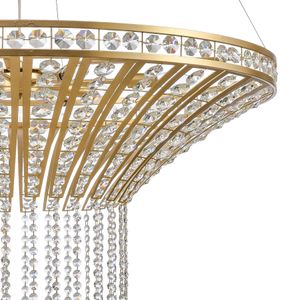 Fantania 36'' Wide 8-Light Chandelier - Champagne Gold 4